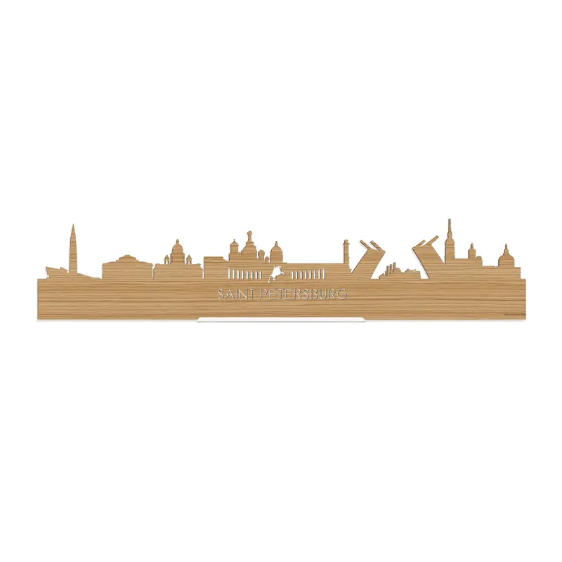 Standing Skyline Saint Petersburg Bamboe