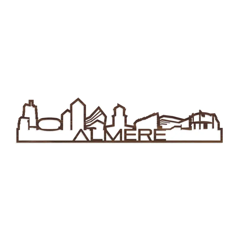Standing Skyline Shape Almere Noten