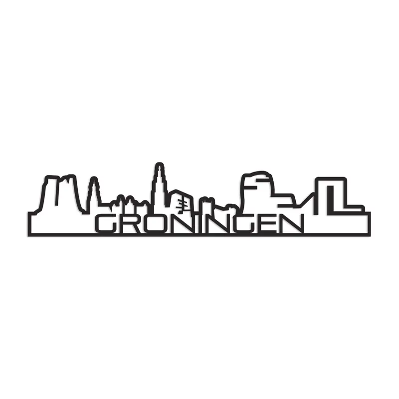Standing Skyline Shape Groningen Black