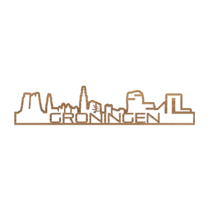 Standing Skyline Shape Groningen Eiken