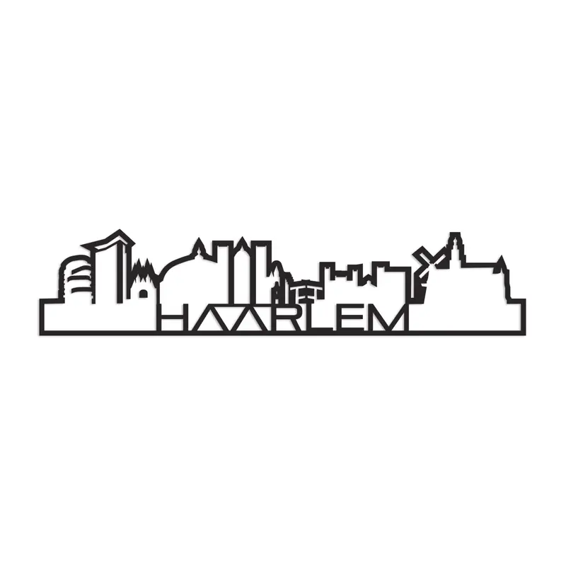 Standing Skyline Shape Haarlem Black