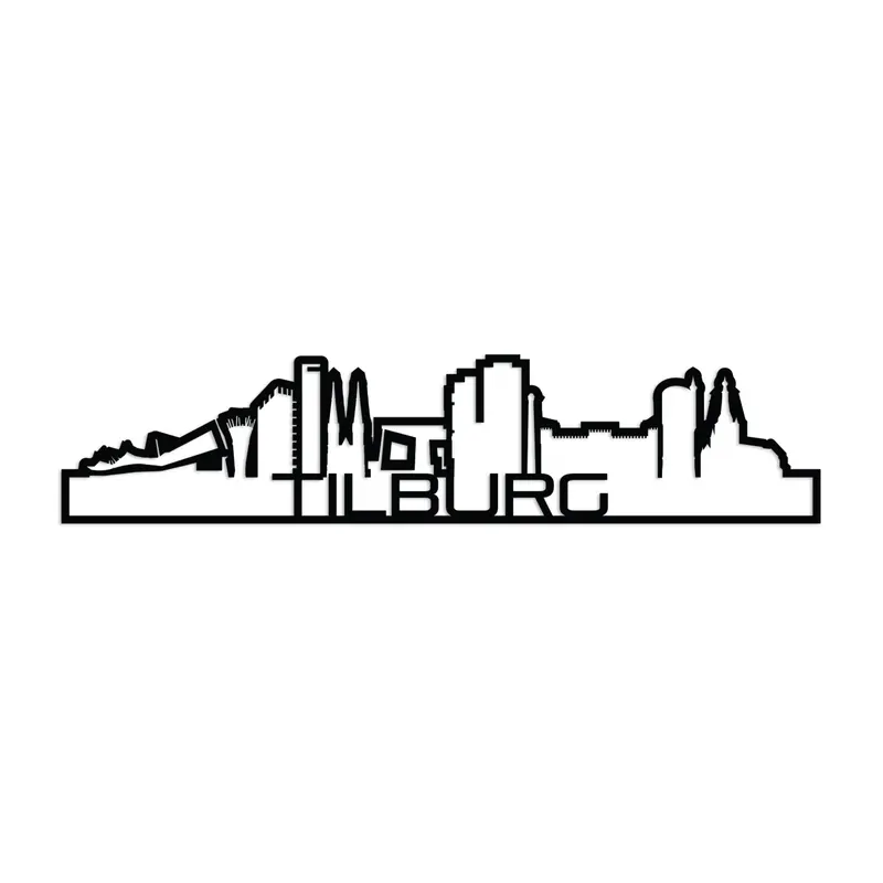 Standing Skyline Shape Tilburg Black