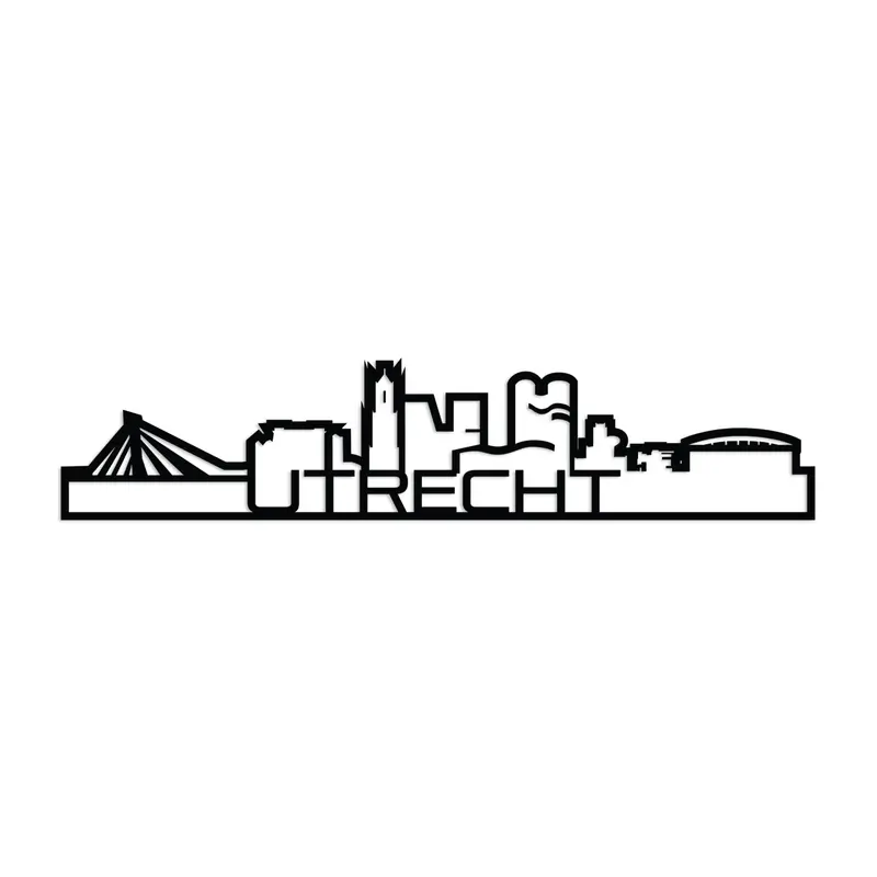 Standing Skyline Shape Utrecht Black