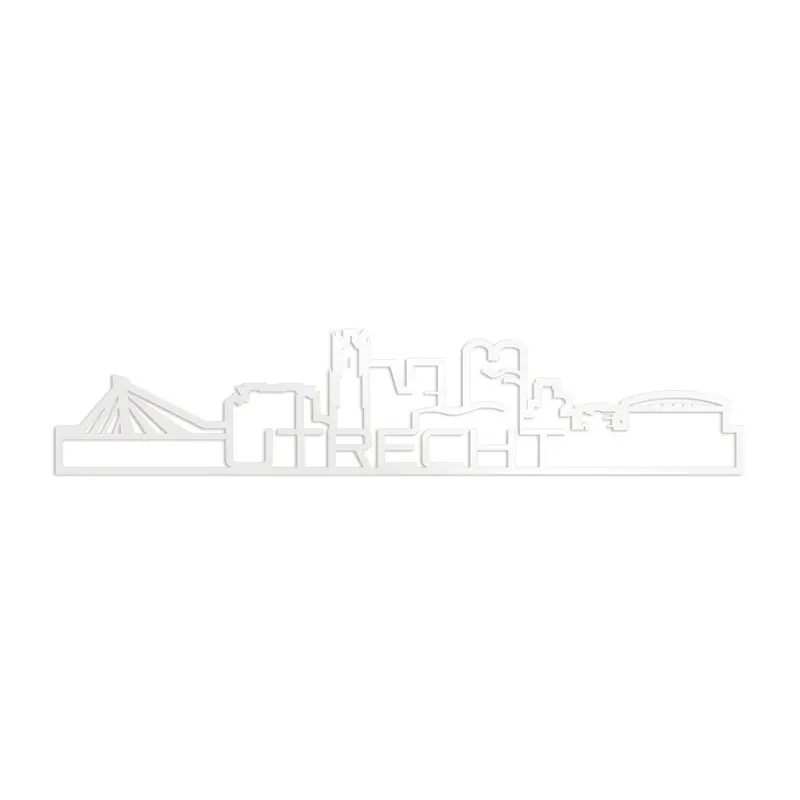 Standing Skyline Shape Utrecht Wit Glanzend