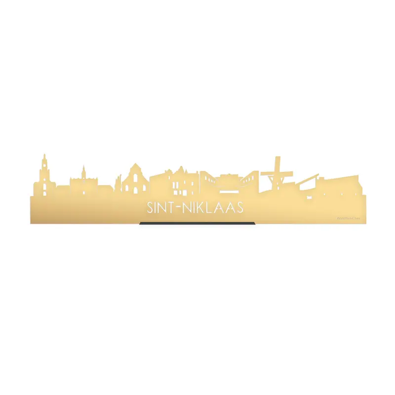 Standing Skyline Sint-Niklaas Goud Metallic