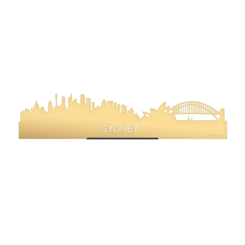 Standing Skyline Sydney Goud Metallic