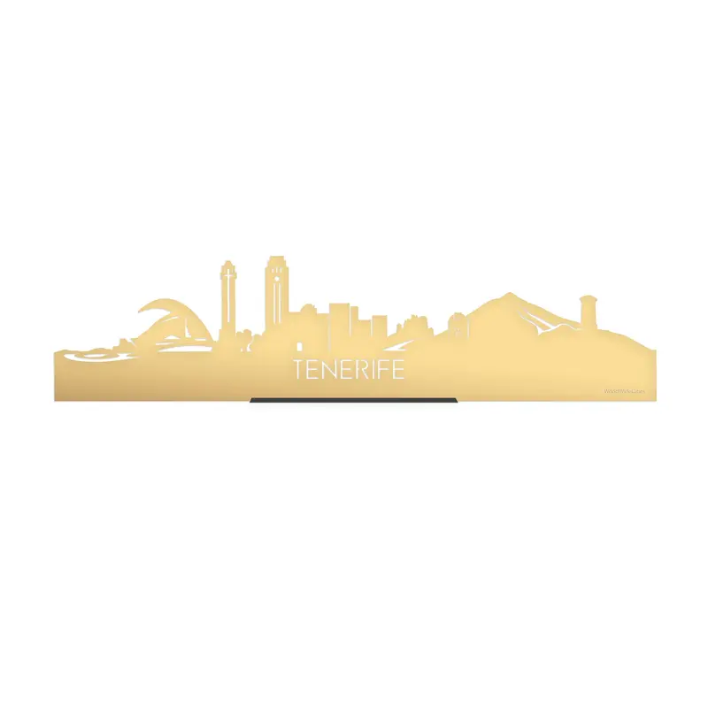 Standing Skyline Tenerife Goud Metallic