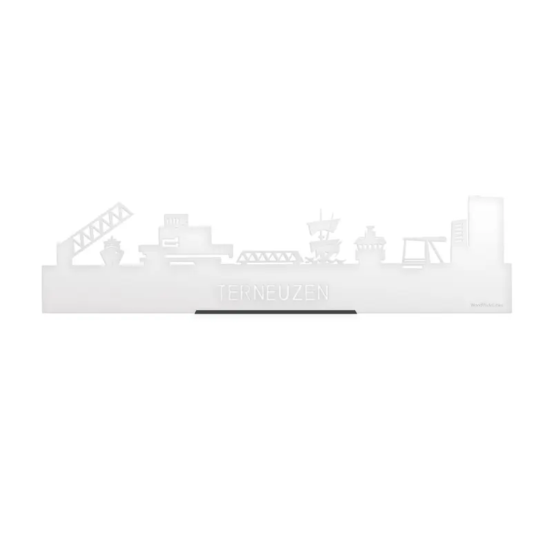 Standing Skyline Terneuzen Wit Glanzend