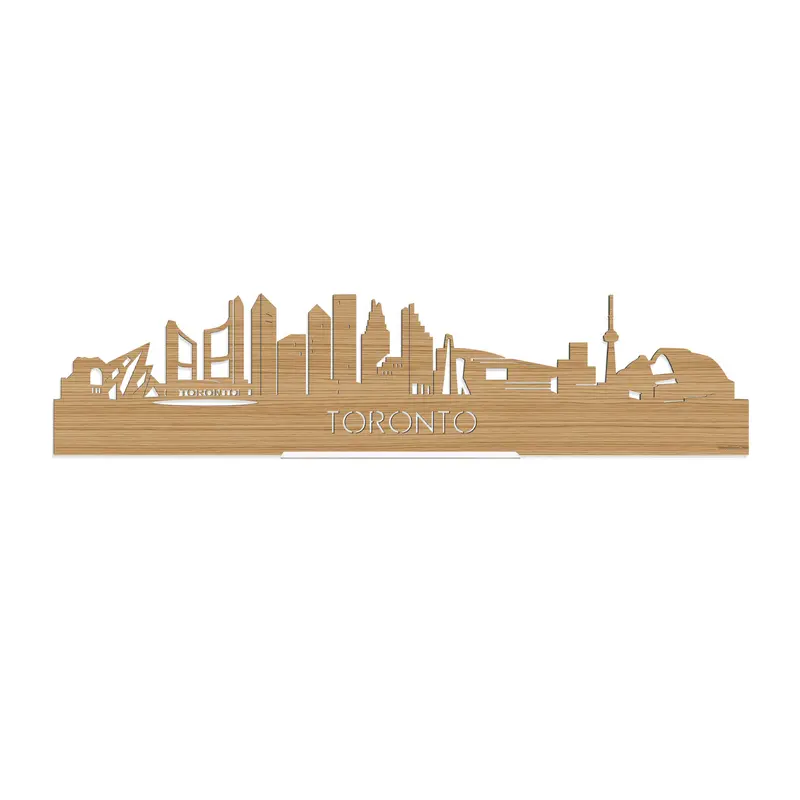 Standing Skyline Toronto Bamboe