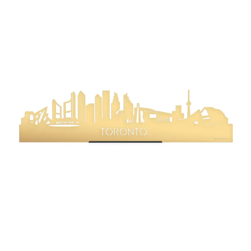 Standing Skyline Toronto Goud Metallic