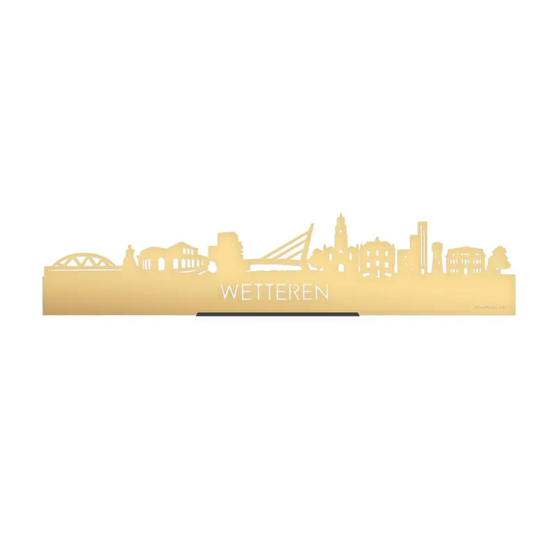 Standing Skyline Wetteren Goud Metallic