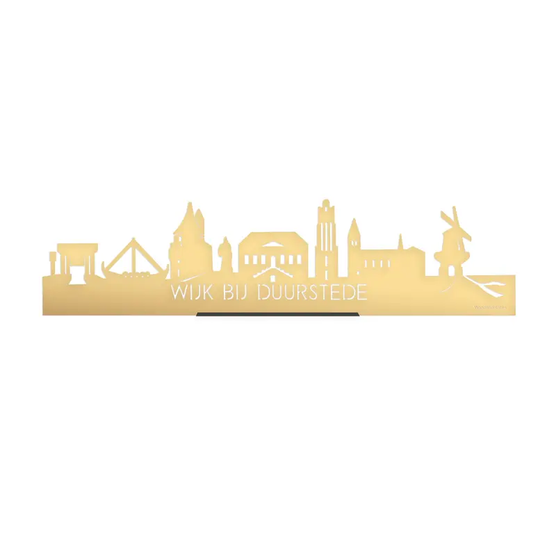 Standing Skyline Wijk bij Duurstede Goud Metallic
