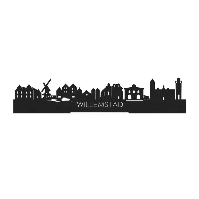 Standing Skyline Willemstad Black