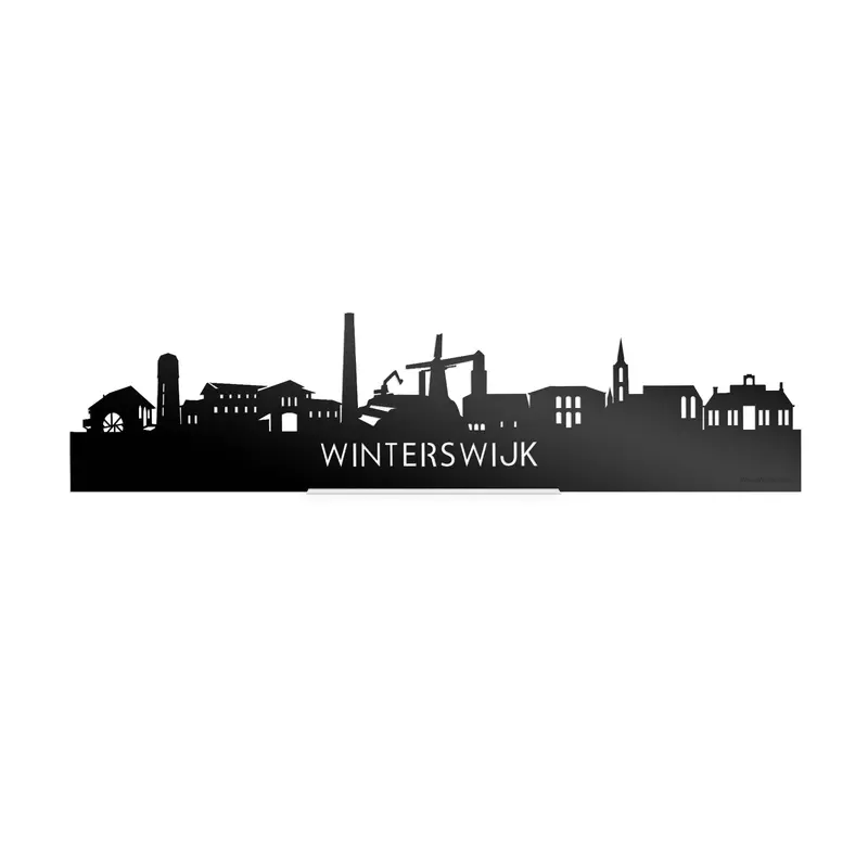 Standing Skyline Winterswijk Zwart Glanzend