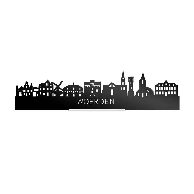 Standing Skyline Woerden Zwart Glanzend