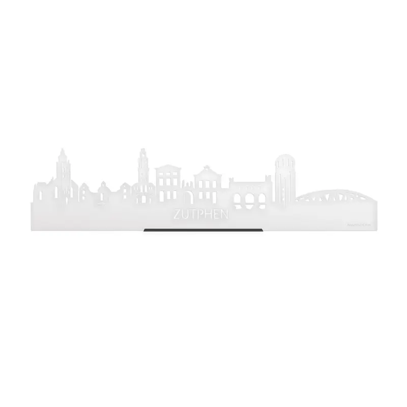 Standing Skyline Zutphen Wit Glanzend