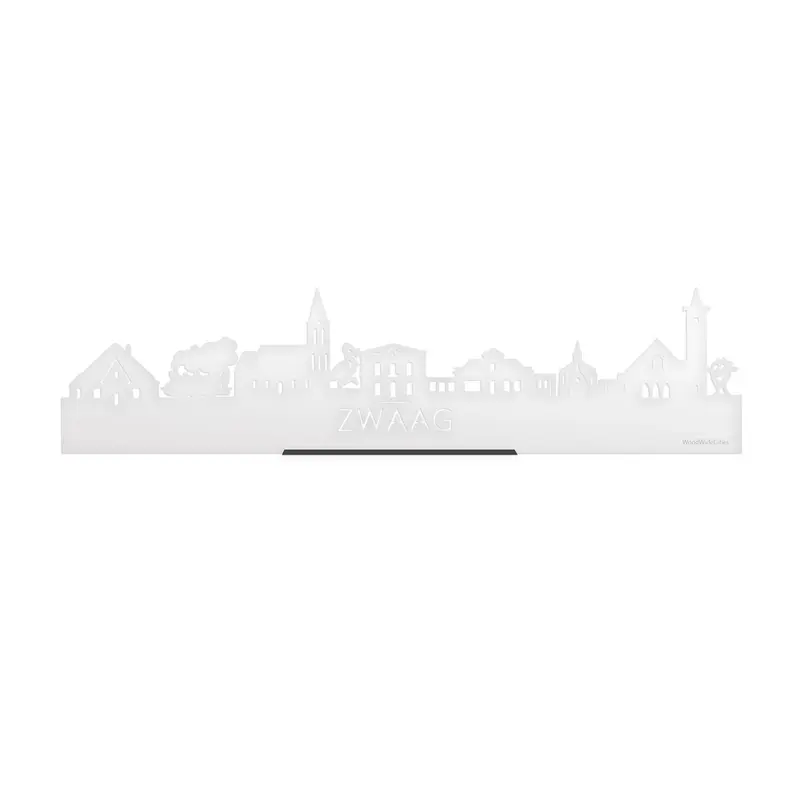 Standing Skyline Zwaag Wit Glanzend