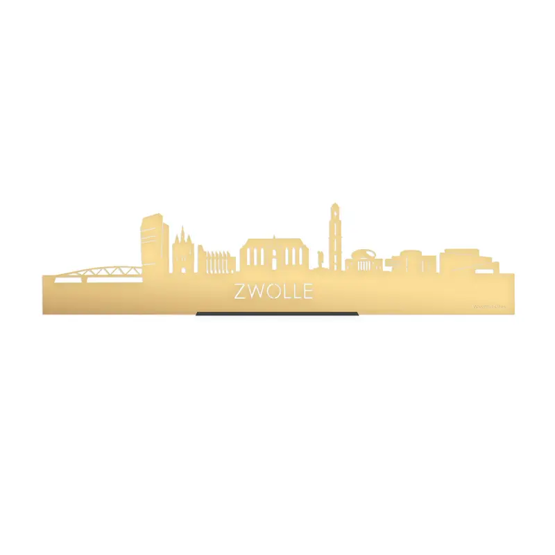 Standing Skyline Zwolle Goud Metallic