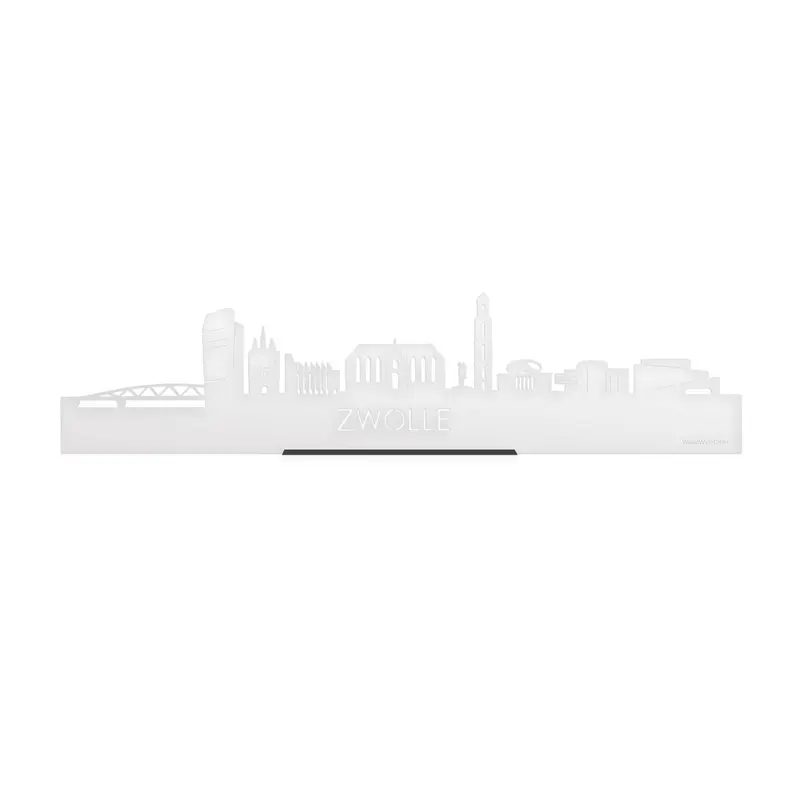 Standing Skyline Zwolle Wit Glanzend