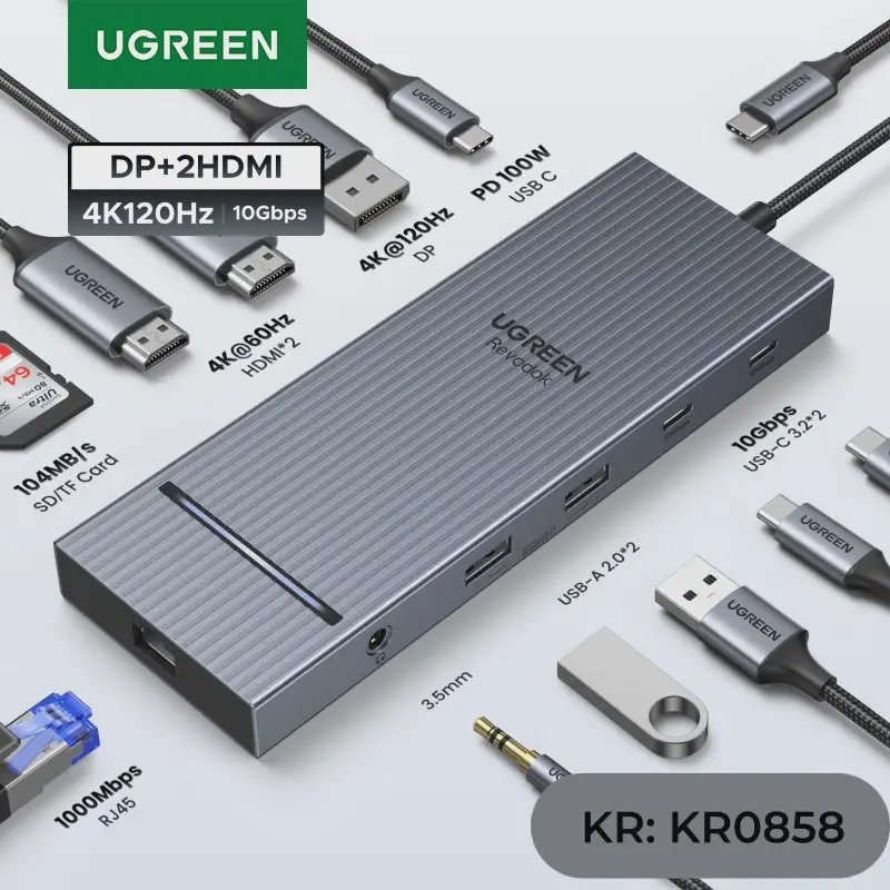 UGREEN 12-in-1 USB-C Docking Station