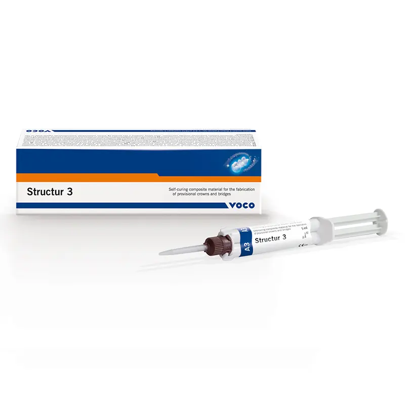 VOCO Structur 3 - QuickMix spuit 5 mL + Tips type 10 - A1/A2/A3