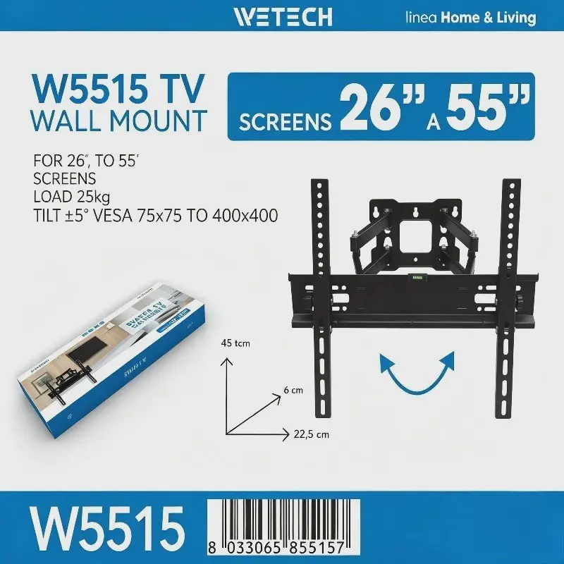 WETECH W5515 TV Muurbeugel